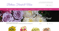 Desktop Screenshot of bellevuefloristms.com