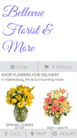 Mobile Screenshot of bellevuefloristms.com