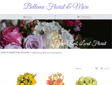 Tablet Screenshot of bellevuefloristms.com